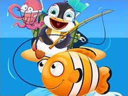 Play Baby Penguin Fishing Online on games440.com