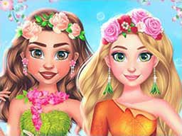 Play BFFs Flowers Inspired Fashion Online on games440.com