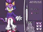 Play Blaze The Cat Dress Up Game