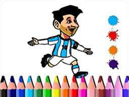 Play BTS Messi Coloring Book Online on games440.com