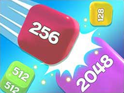 Play Chain Cube 2048 3D Merge Game Online on games440.com
