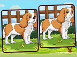 Play Dogs Spot The Differences Online on games440.com