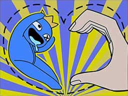 Play Finger Heart Monster Refill Online on games440.com