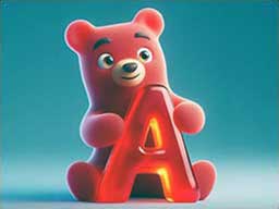 Play Gummy Letter Pop Online on games440.com