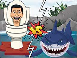 Play Hungry Shark Vs Skibidi Online on games440.com