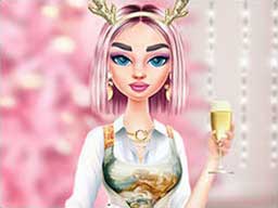 Play Kikis Pink Christmas Online on games440.com