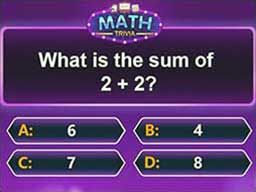 Play Math Trivia Online on games440.com