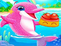 Play My Twin Dolphin Baby Care Online on games440.com