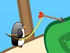 Play Penguin with Bow Golf Game