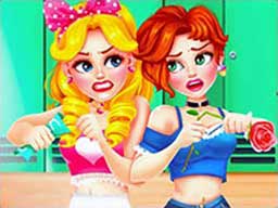 Play School Girls Battle Beauty Salon Online on games440.com