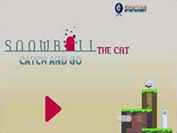 Play Snowball The Cat Catch and Go Online on games440.com