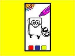 Play SpobgeBob Halloween Coloring Book Online on games440.com