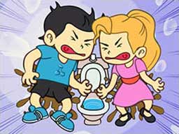 Play Toilet Rush Race: Draw Puzzle Online on games440.com