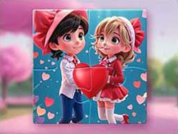 Play Valentine Couple Jigsaw Puzzle Online on games440.com