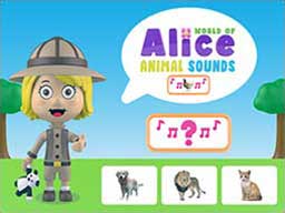 Play World of Alice   Animal Sounds Online on games440.com