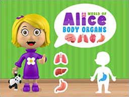 Play World of Alice   Body Organs Online on games440.com