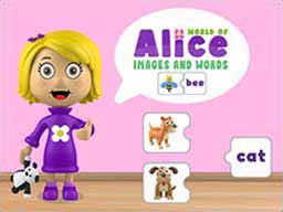 Play World of Alice   Images and Words Online on games440.com