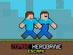 Play Zombie Herobrine Escape Online on games440.com